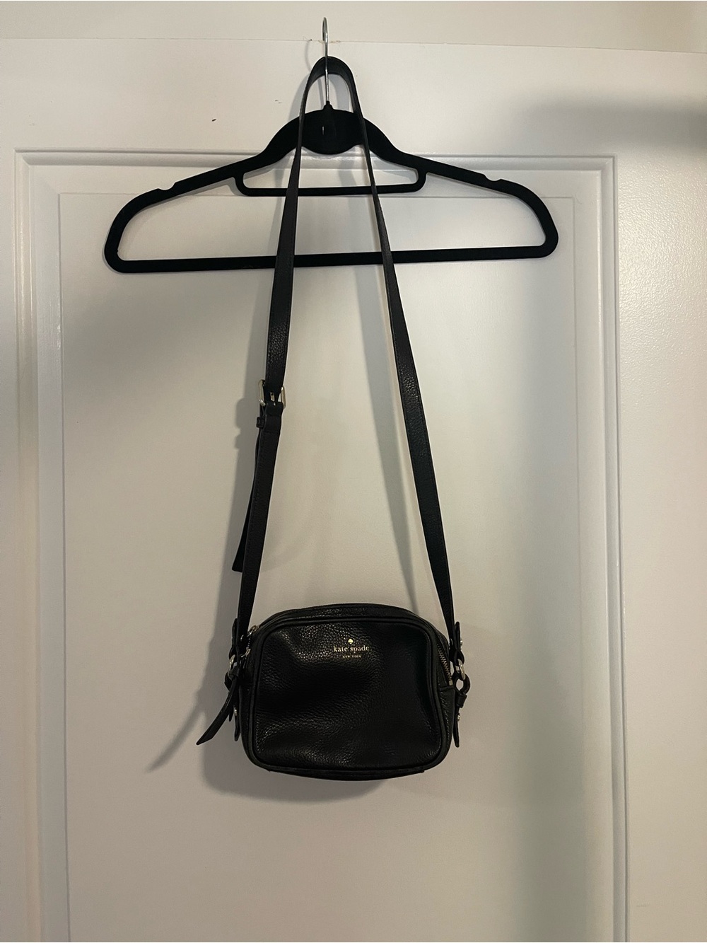 kate spade Black Leather Crossbody